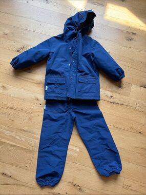 Kids Navy Blue Waterproof Matching Set - Brand